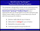 Benchmarks by Design: Feedback Workshop Presentation Template
