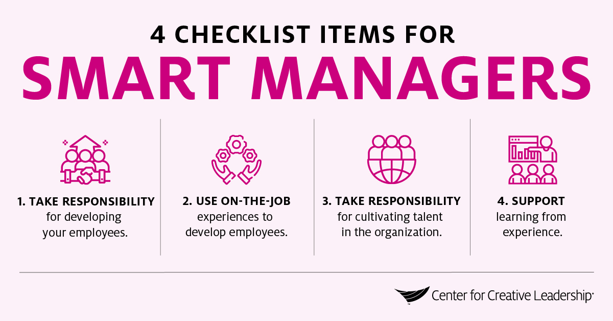 Infographic: Employee Talent Development Checklist for Smart Managers