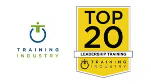 training industry award logo for center for creative leadership