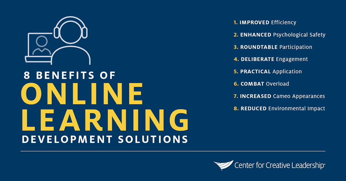 Infographic: 8 Benefits of Online Learning for Development