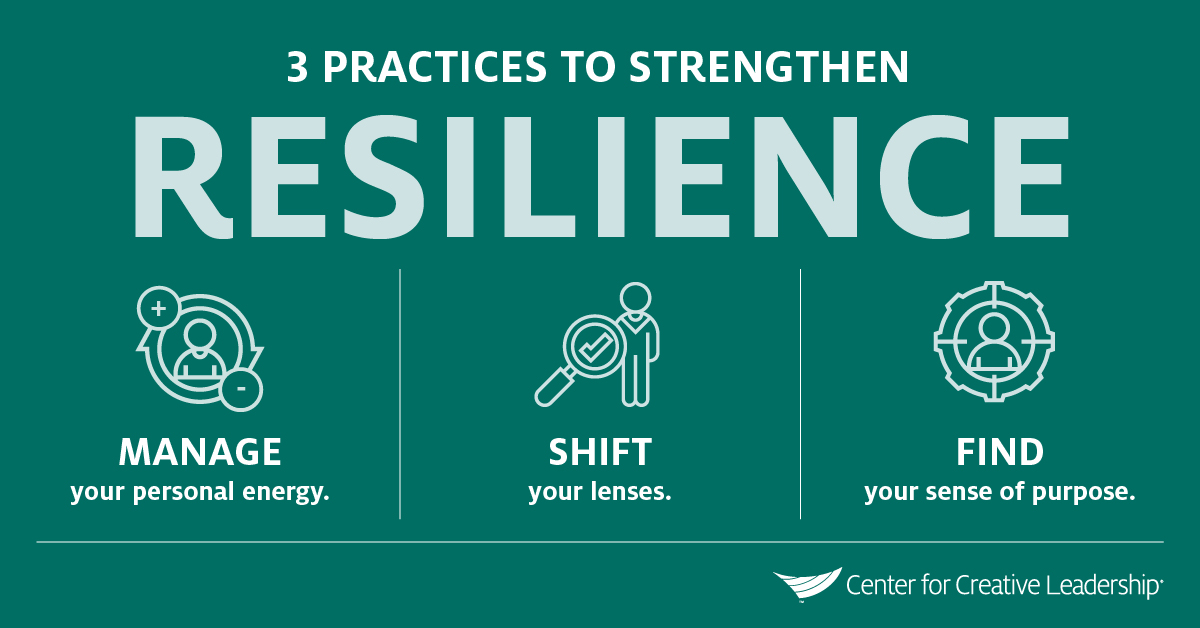 Infographic: 3 Practices to Strengthen Your Leadership Resilience