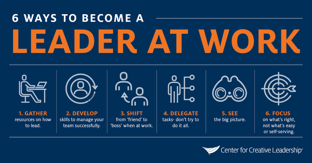 Infographic: 6 Ways to Become a Leader at Work