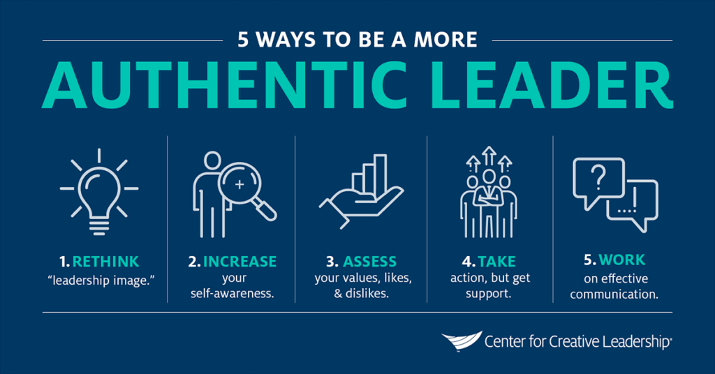 Infographic: 5 Ways to Be a More Authentic Leader