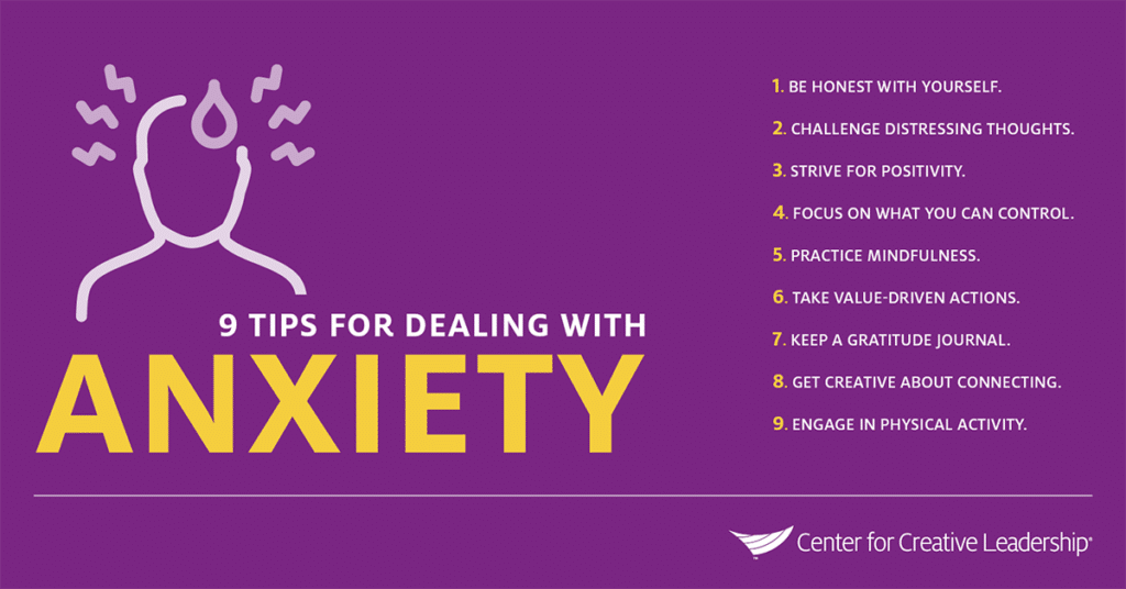 Infographic: 9 Tips for Dealing With Uncertainty & Anxiety