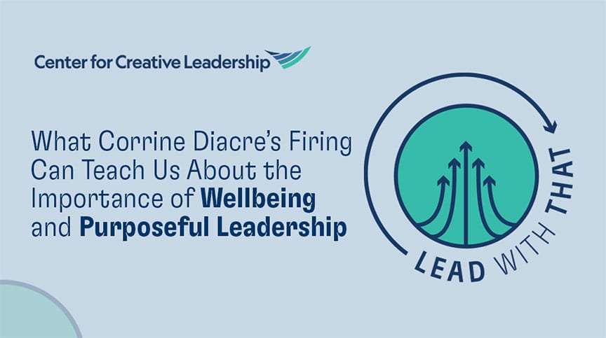 What Corrine Diacre’s Firing Can Teach Us About the Importance of Wellbeing and Purposeful Leadership