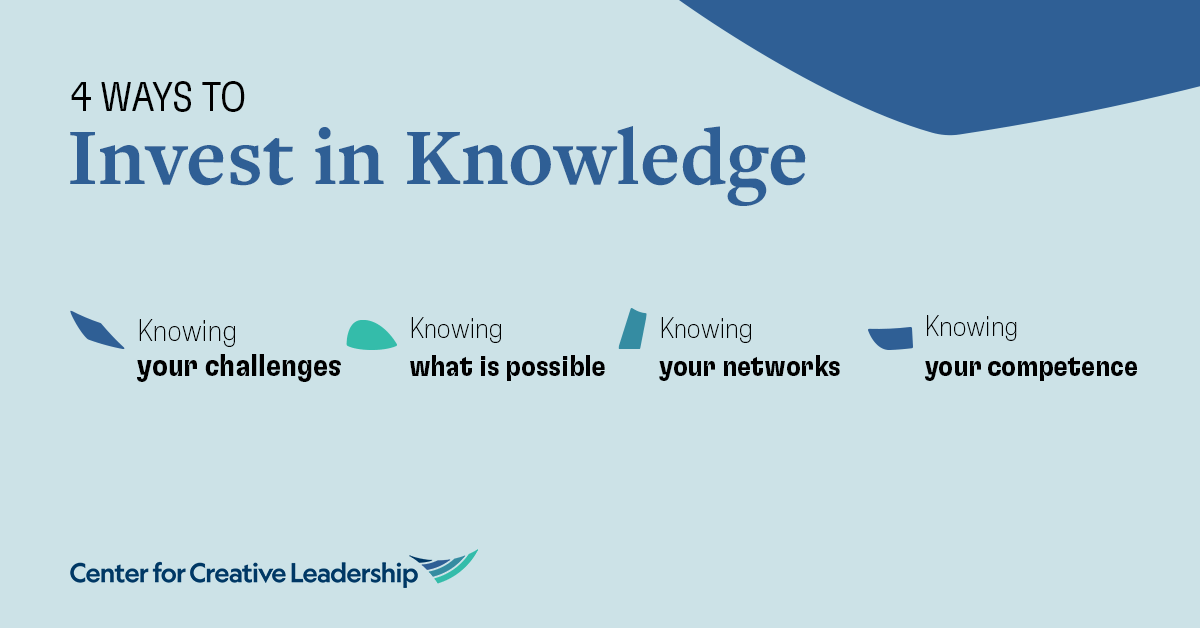 4 ways to invest in knowledge infographic