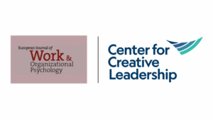 EJWOP - The European Journal of Work & Organizational Psychology and the Center for Creative Leadership logos
