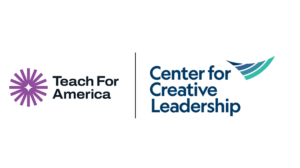 Teach for America and the Center for Creative Leadership logos