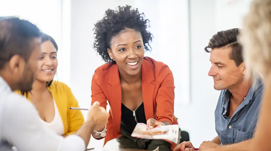 A group of nonprofit leaders discuss how to build capacity.